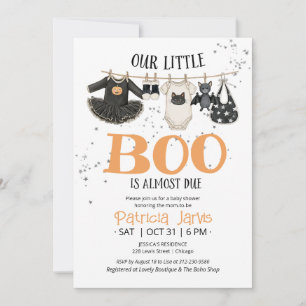 Onze Kleine Boo Komt Er bijna Baby Shower Kaart