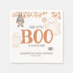 Onze Kleine Boo Komt Er bijna Baby Shower Servet