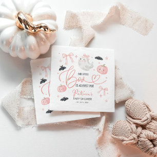 Onze Kleine Boo Komt Er bijna Baby Shower Servet