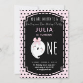 Onze kleine Boo Meisje Eerste Verjaardag Kaart (Voorkant)