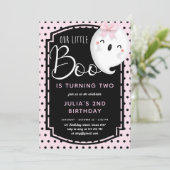 Onze kleine Boo Meisje Verjaardag Kaart (Staand voorkant)