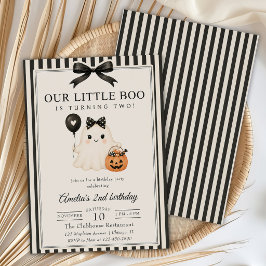 Onze Kleine Boo Schattig Spook Halloween Verjaarda Kaart