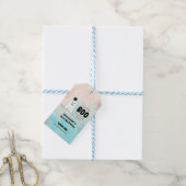 Onze Kleine Boo Schattige Geest Met Hoed 2e Verjaa Cadeaulabel (Met Touw)