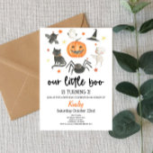 Onze Kleine Boo Verjaardagsfeestje Halloween Kaart