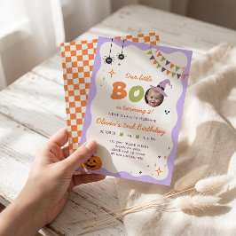 Onze kleine Boo verjaardagsuitnodiging voor Hallow Kaart