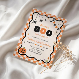 Onze kleine Boo verjaardagsuitnodiging voor Hallow Kaart
