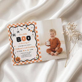 Onze kleine Boo verjaardagsuitnodiging voor Hallow Kaart
