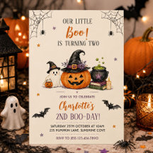 Onze Kleine Boo Wordt Twee Halloween 2e Verjaardag