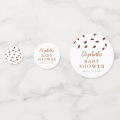 Onze Kleine Boon Brouwt Koffie Baby Shower Confetti (Achterkanten)