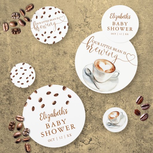 Onze Kleine Boon Brouwt Koffie Baby Shower Confetti