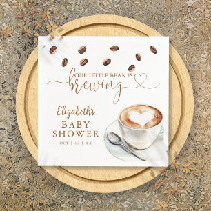 Onze Kleine Boon Brouwt Koffie Baby Shower Servet