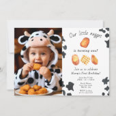 Onze Kleine Brok Is Eén Jaar Kinderverjaardag Kaart (Voorkant)