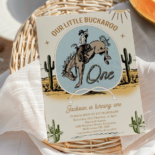 Onze Kleine Buckaroo Western 1e Verjaardag Kaart