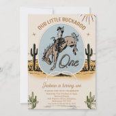  Onze Kleine Buckaroo Western 1e Verjaardag Kaart (Voorkant)