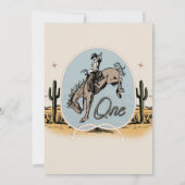  Onze Kleine Buckaroo Western 1e Verjaardag Kaart (Achterkant)