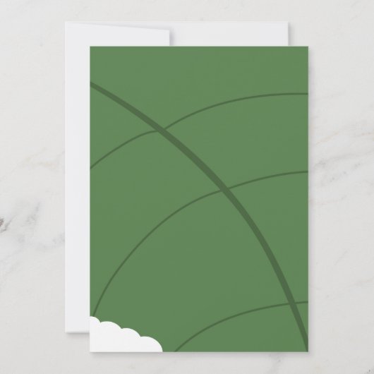 Onze kleine bug verjaardagsuitnodiging kaart (Achterkant)