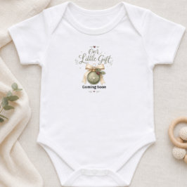 Onze Kleine Cadeau Kerst Zwangerschapsaankondiging Romper