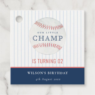 Onze kleine Champ Baseball elke zondag.. Bedankjes Labels