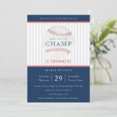 Onze kleine Champ Baseball elke zondag.. Kaart (Staand voorkant)