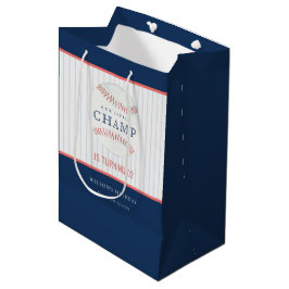 Onze kleine Champ Baseball elke zondag.. Medium Cadeauzakje