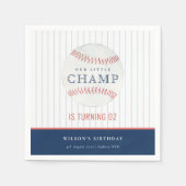 Onze kleine Champ Baseball elke zondag.. Servet (Voorkant)