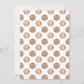 Onze Kleine Cookie Blue Baby Shower Kaart (Achterkant)