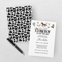 Onze Kleine Cowboy Western Rodeo Baby Shower