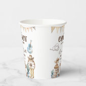 Onze kleine Cowboy Wild West Baby shower Papieren Bekers (Links)