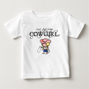 Onze kleine Cowgirl T-shirt voor baby's