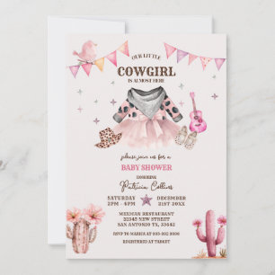 Onze kleine Cowgirl Western Baby shower Kaart