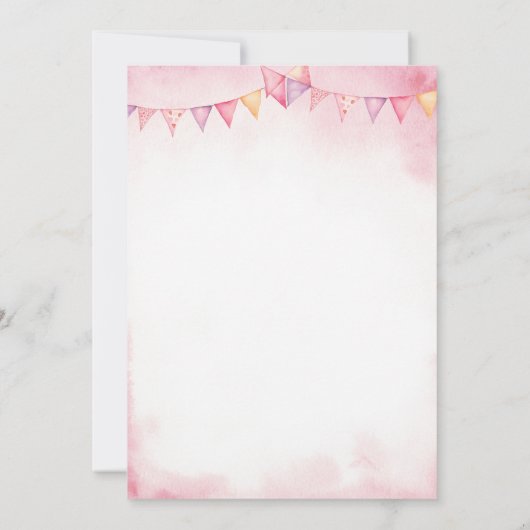 Onze kleine cowgirl Westerne de eerste rodeo-verja Kaart (Achterkant)