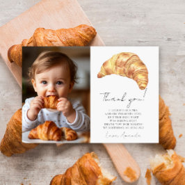 Onze Kleine Croissant 1e Verjaardag Bedankt