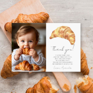 Onze Kleine Croissant 1e Verjaardag Bedankt