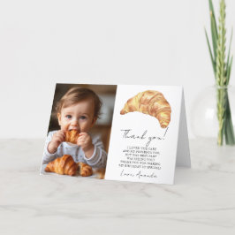 Onze Kleine Croissant 1e Verjaardag Bedankt