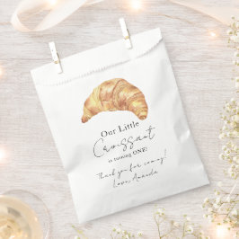 Onze Kleine Croissant 1e Verjaardag Bedankt Bedankzakje