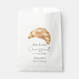 Onze kleine croissant 1e verjaardag bedankzakje