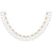 Onze kleine croissant 1e verjaardag vlaggetjes (Alle)