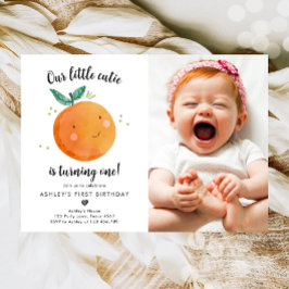 Onze kleine Cutie Clementine Sinaasappel eerste ve Kaart