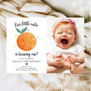 Onze kleine Cutie Clementine Sinaasappel eerste ve Kaart