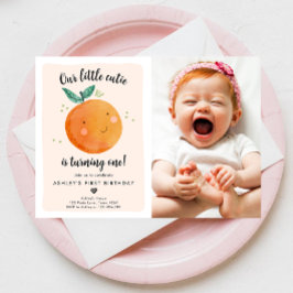 Onze kleine Cutie Clementine Sinaasappel eerste ve Kaart