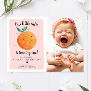 Onze kleine Cutie Clementine Sinaasappel eerste ve Kaart