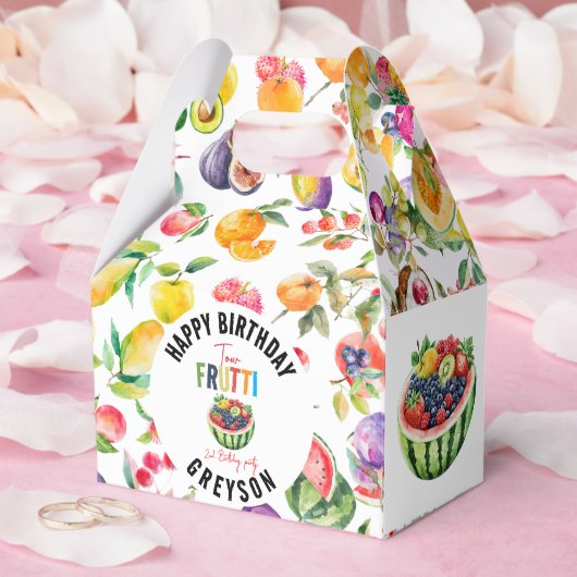 Onze kleine cutie fruit 2e Verjaardag Party Bedankdoosjes (Huwelijk)