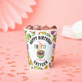 Onze kleine cutie fruit 2e Verjaardag Party Papieren Bekers