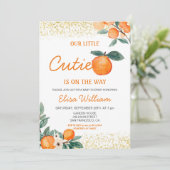 Onze kleine cutie is onderweg op uitnodiging (Staand voorkant)
