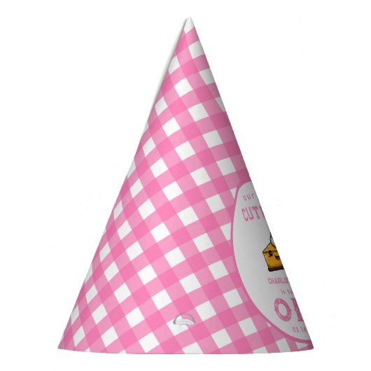 Onze Kleine Cutie Pi Dag 1e verjaardag Feesthoedjes (Links)