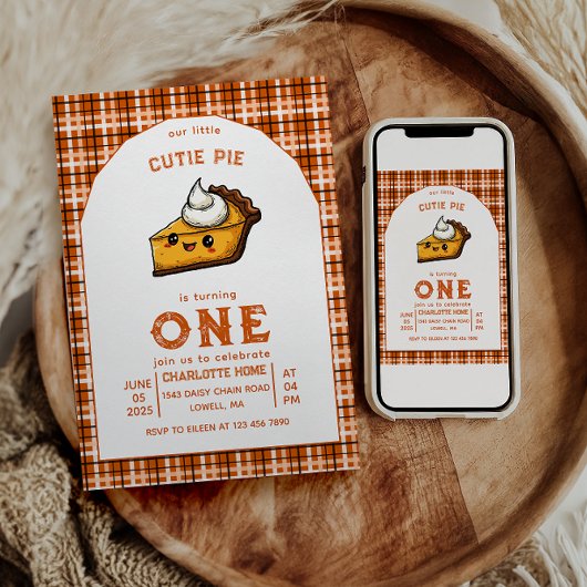 Onze Kleine Cutie Pi Dag 1e verjaardag Kaart