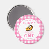 Onze Kleine Cutie Pi Dag 1e verjaardag Magneet (Voorkant / Achterkant)