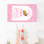 Onze Kleine Cutie Pi Dag 1e verjaardag Spandoek (Insitu)