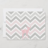 Onze kleine Doe draait om één. Birthday Uitnodigin Kaart (Achterkant)