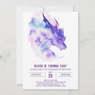 Onze kleine draak verjaardag kaart
